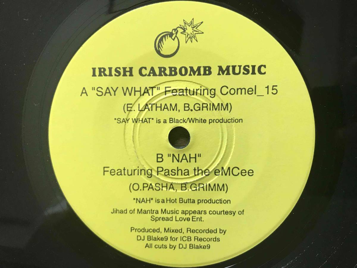 10枚落札で送料無料 // IRISH CAR BOMB / SAY WHAT // 7inch_画像2