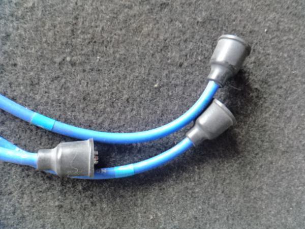 [G755] Wagon R TA-MC12S plug cord 3 pcs set blue NGK R-8 used 