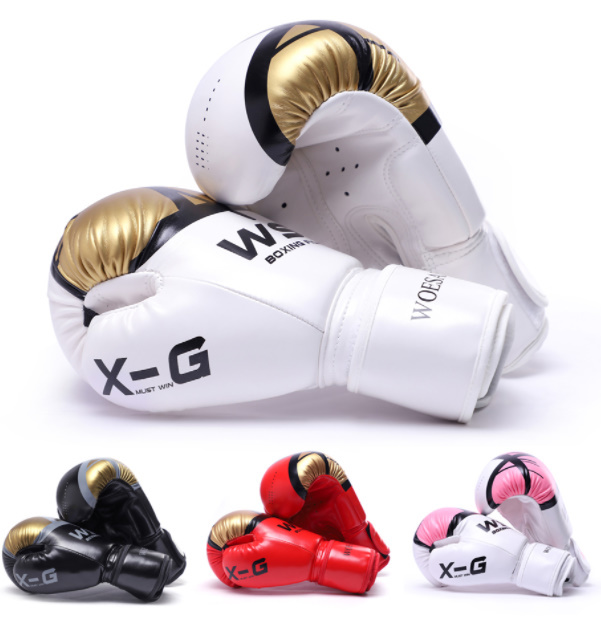 x350a　Puレザー キック ボクシング グローブ （サイズ 6オンス）（カラー選択4色） 男性 女性 大人 子供　 フィットネス_画像3