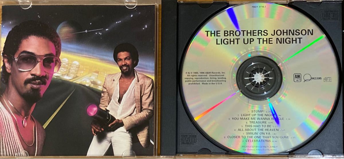 LIGHT UP THE NIGHT『ライト アップ ザ ナイト』 Brothers Johnson ブラザーズ ジョンソン　CD