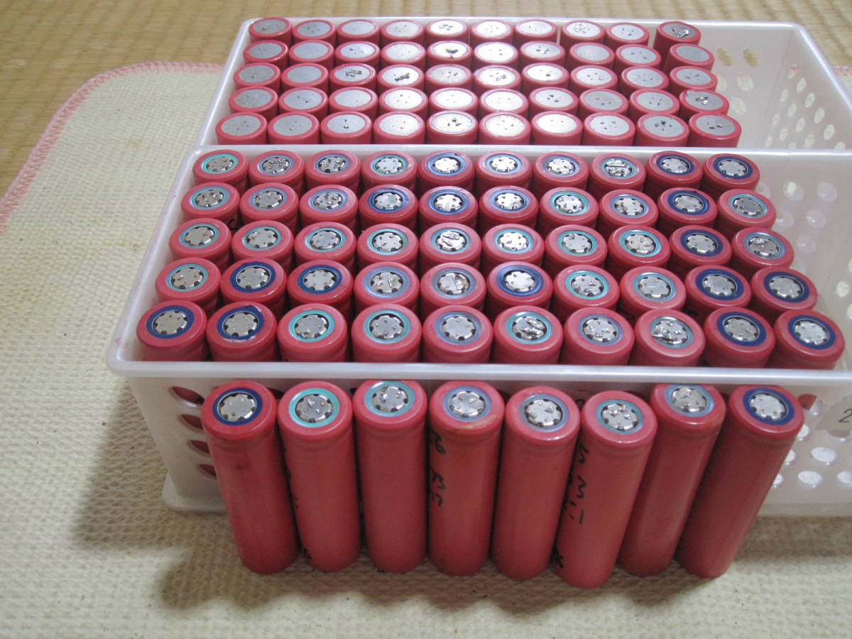 18650 リチウム電池 1500mAH サンヨー製 １０0本セット_画像1