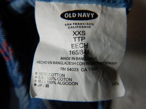 to3785　OLD NAVY　オールド　ネイビー　長袖　ボタンダウン　シャツ　BDシャツ　人気　送料格安_画像5