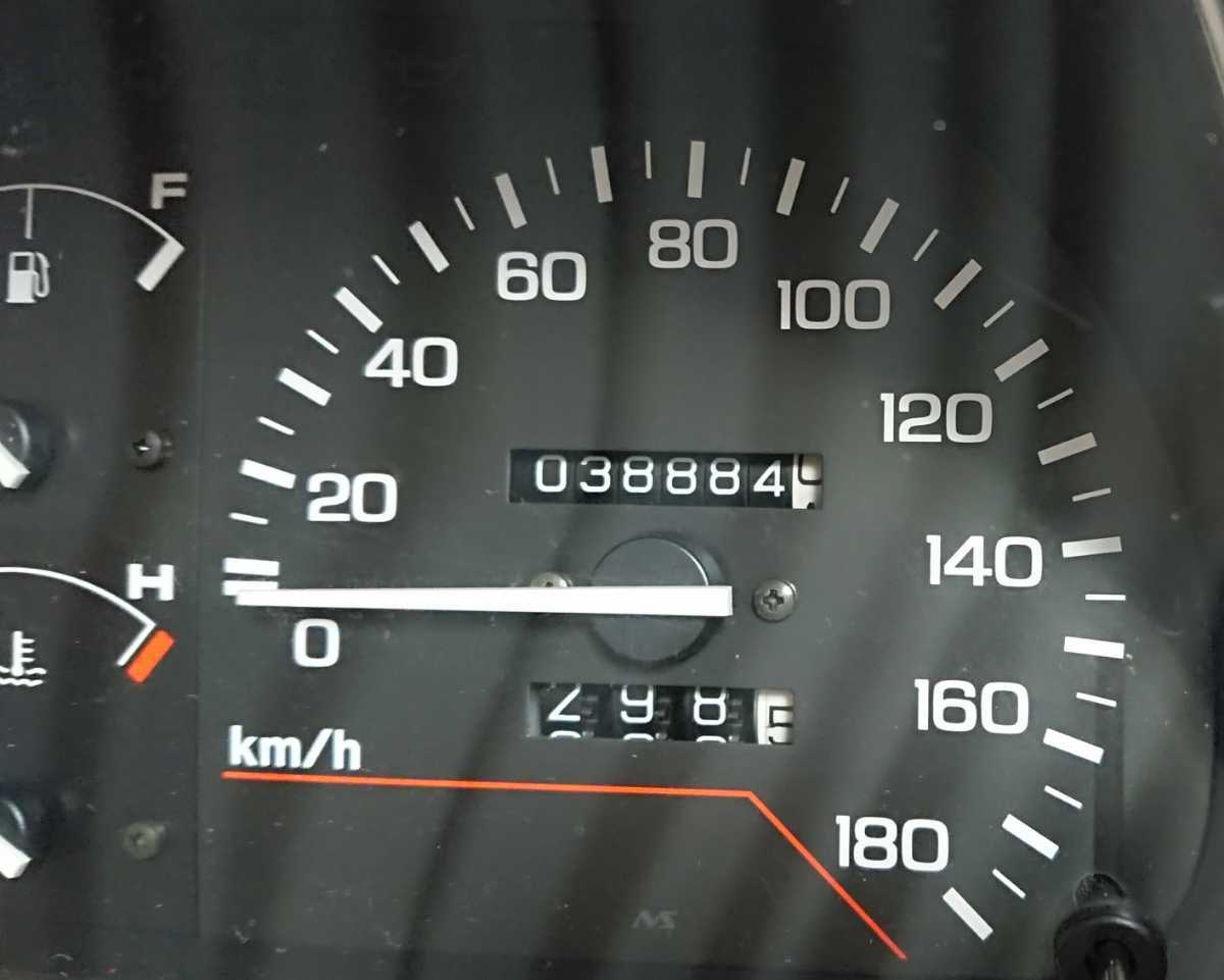ホンダ GA2 シティ 後期型メーターASSY 10万km表示スピード＆タコメーター_画像2