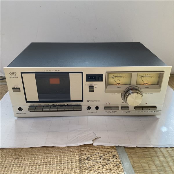 新しいスタイル OTTO/SANYO カセットデッキ RD-5300 昭和レトロ70年代