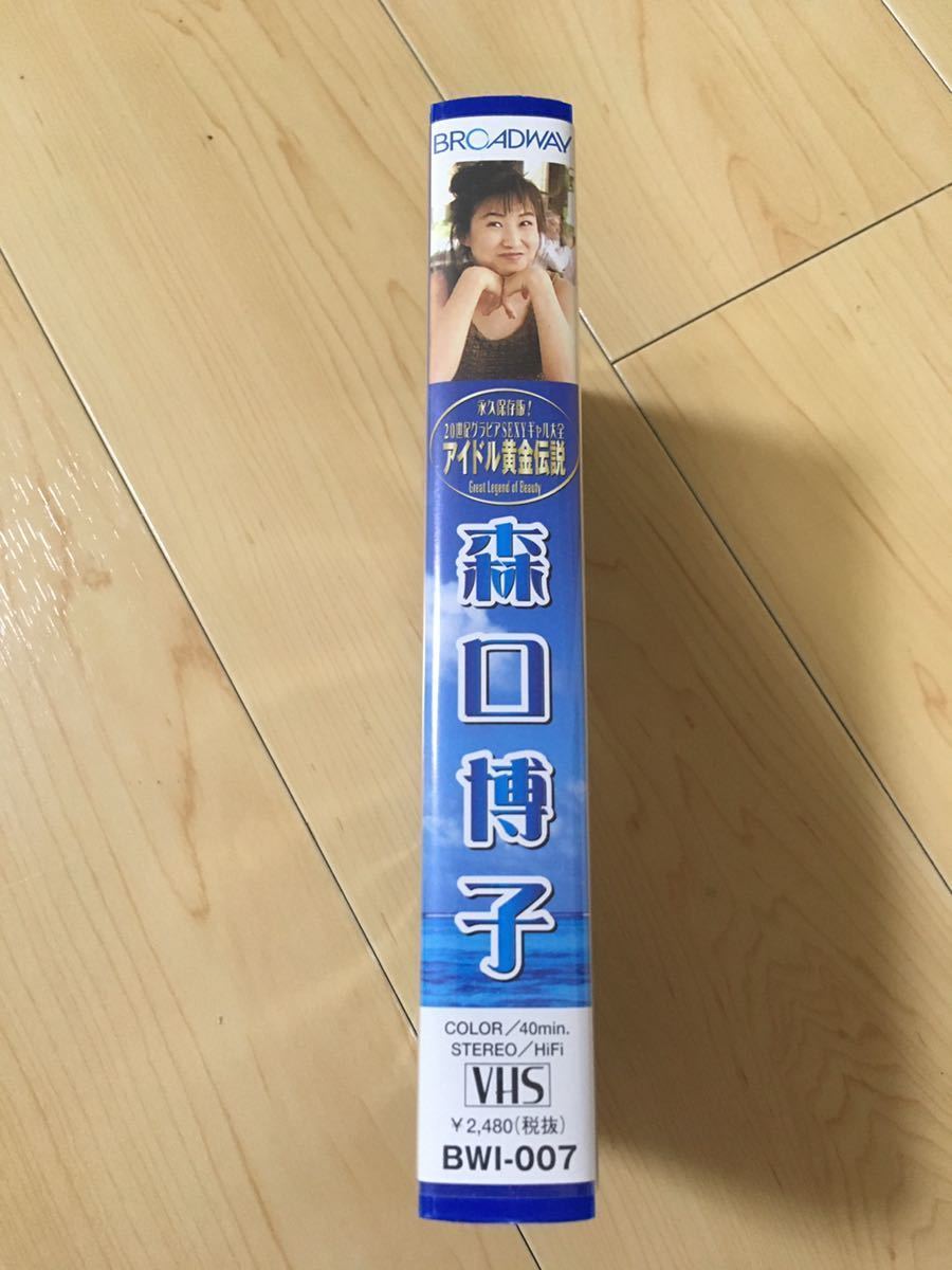 VHS 森口博子 永久保存版！ 20世紀グラビアsexyギャル大全 アイドル黄金伝説 Great Legend of beauty レア 昭和レトロ 当時物 昭和 レトロ_画像6