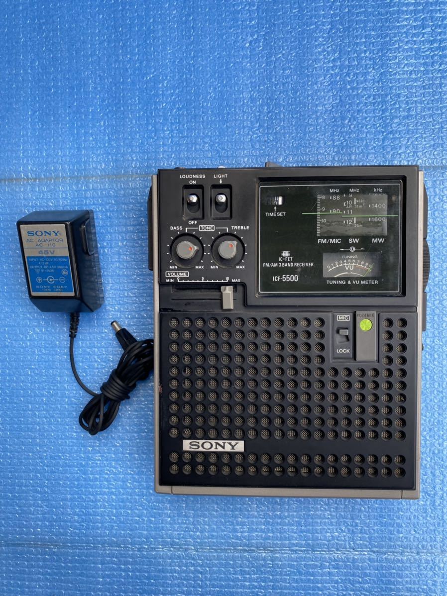 品】SONY ICF-5500A/ソニースカイセンサー5500用 - オーディオ機器