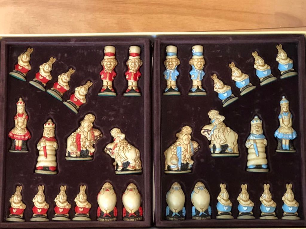 Aliceinwonderland Sac社ストンレジン アリスチェス駒 イギリス製 不思議の国のアリス Chess Game 品 その他 売買されたオークション情報 Yahooの商品情報をアーカイブ公開 オークファン Aucfan Com