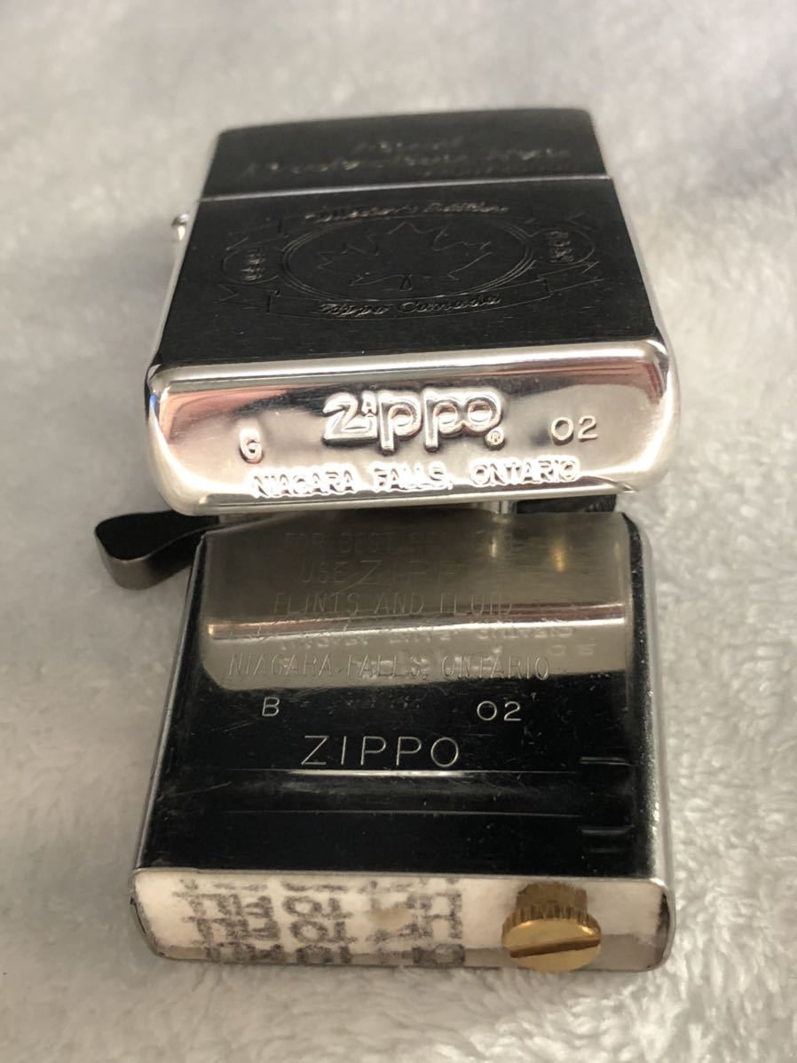 ZIPPO ジッポーオイルライターSILVER plate Canada Collectors Edition