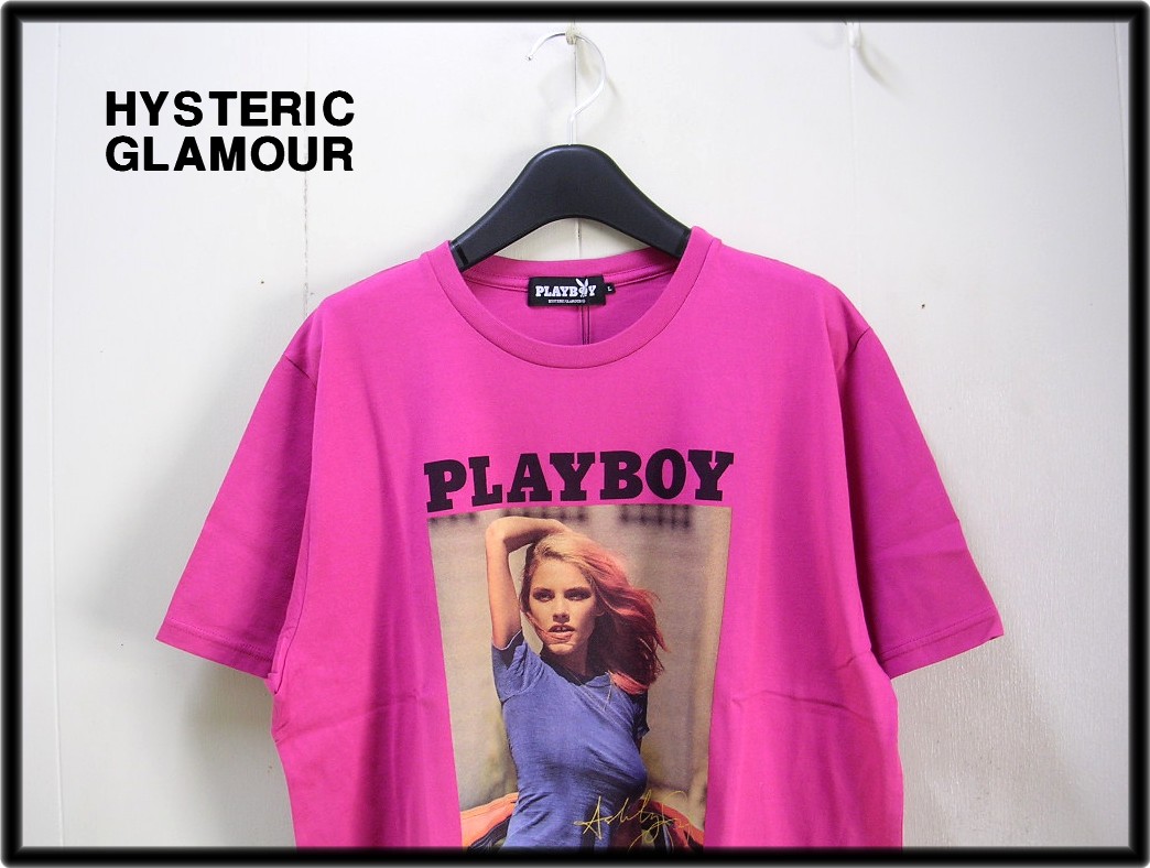 人気が高い 新品【HYSTERIC L GLAMOUR Tシャツ】 PLAYBOY Tシャツ