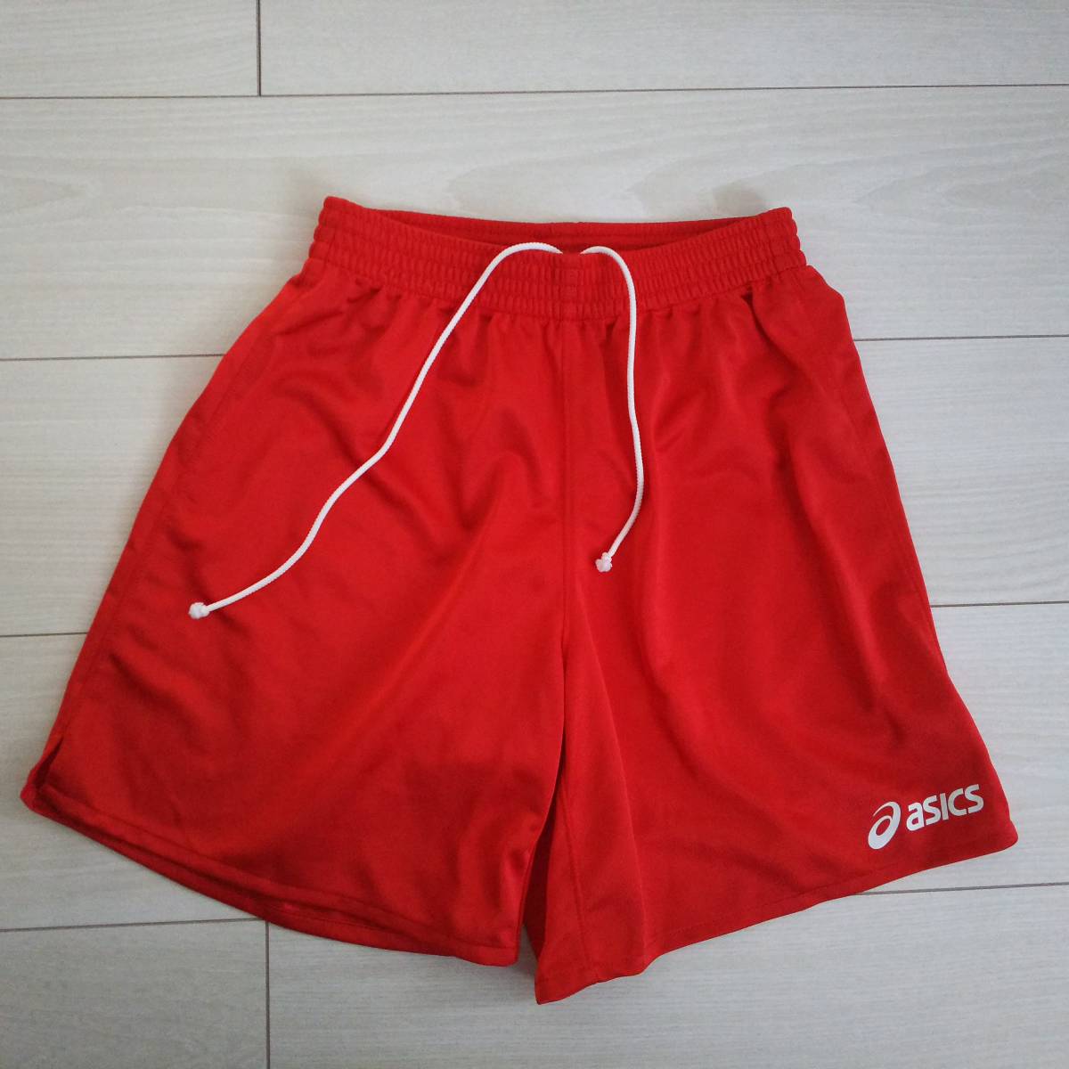 * Asics asics made in Japan 150 size shorts short pants red XS3610*