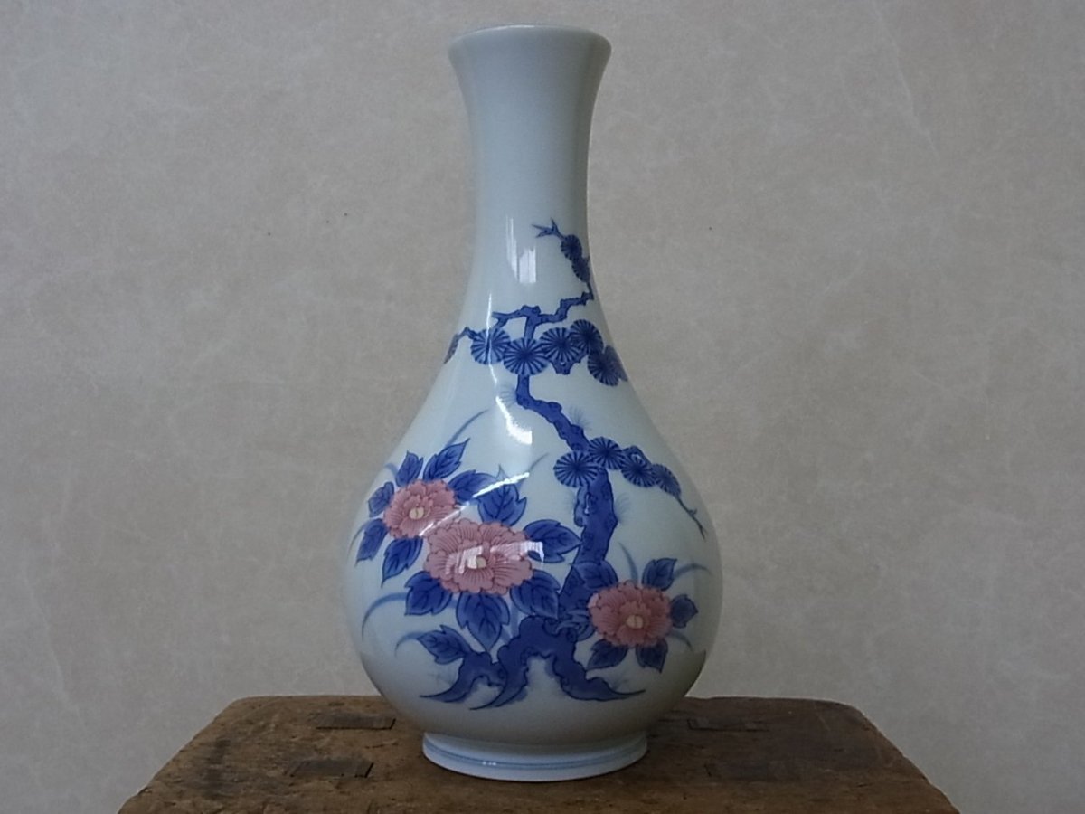 注目ショップ 『ナツうー特価』 GOLD IMARI 伊万里焼 花瓶 花瓶
