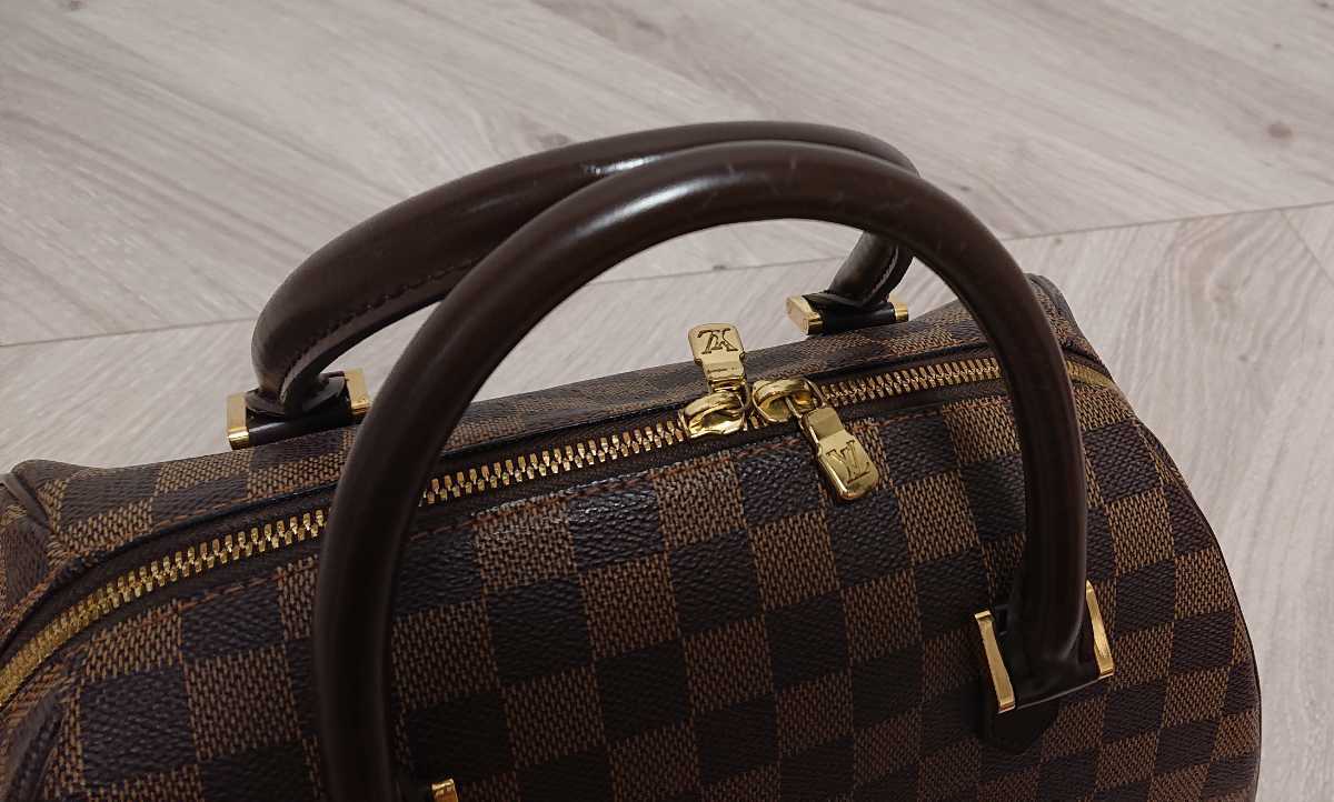 LOUIS VUITTON ルイ ヴィトン ダミエ リベラ ハンドバッグ 中古 USED 保存袋付き ボストンバッグ_画像10