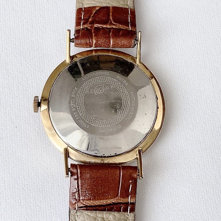 ENICAR エニカ ビンテージ 21石メンズ手巻き腕時計 スイス製