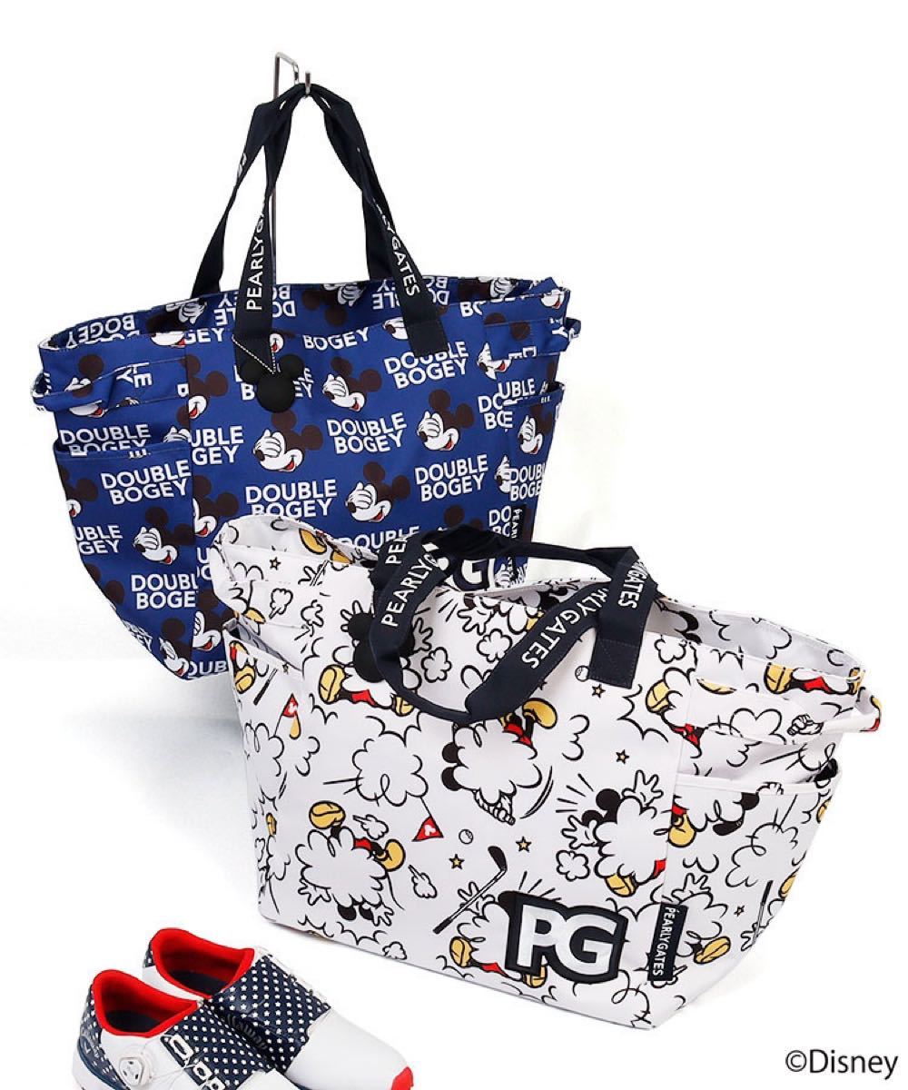 ☆新品☆【PEARLY GATES】ミッキーマウス総柄 ロッカーバッグ ＜MICKEY SERIES＞ (UNISEX)