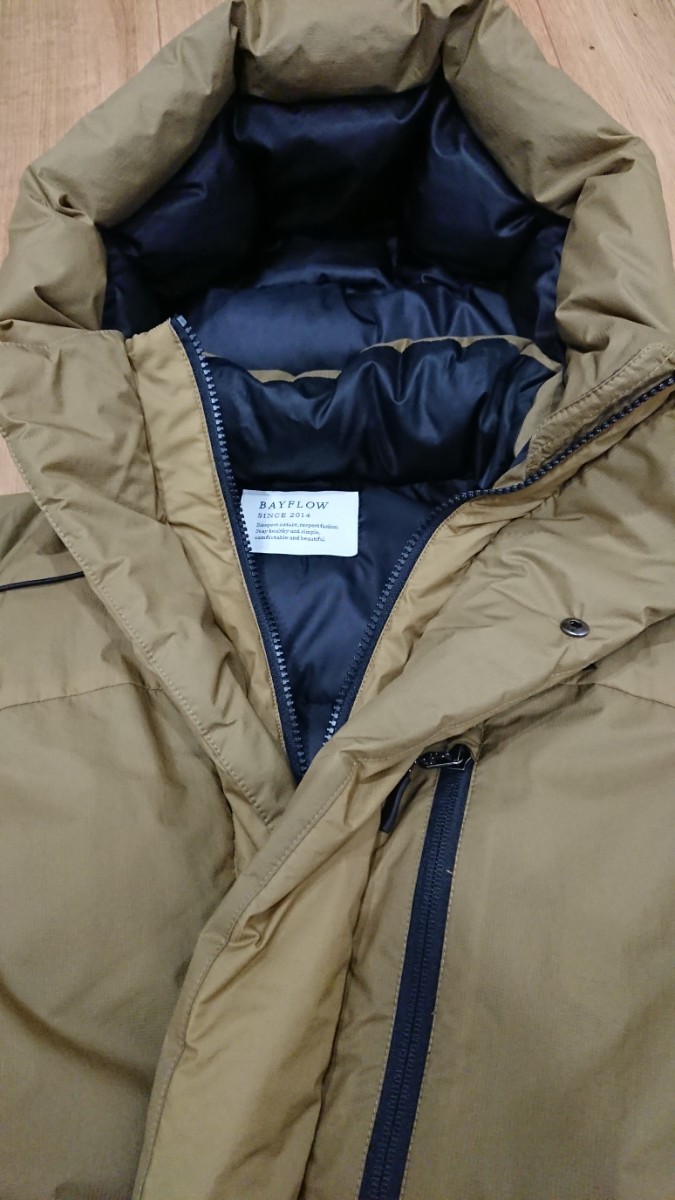 BAYFLOW ダウンジャケット サイズ3 河田フェザー×ベイフロー BAYFLOW ダウンジャケット サイズ3 河田フェザー×ベイフロー
