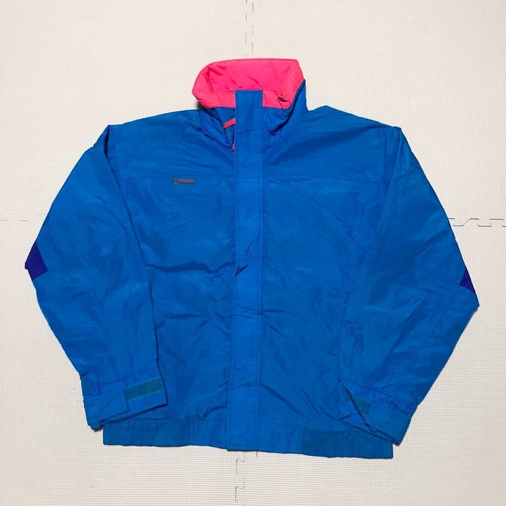 * Columbia Colombia 80\'s 90\'s. color scheme nylon jacket jumper S