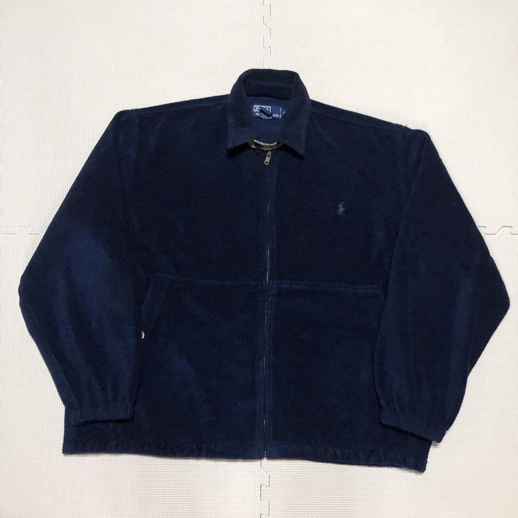一番の贈り物 ★ RALPH ネイビー L ジャケット スイングトップ フリース 90's ラルフローレン LAUREN ジャンパー、ブルゾン 一番の贈り物 ★ RALPH ネイビー L ジャケット スイングトップ フリース 90's ラルフローレン LAUREN ジャンパー、ブルゾン