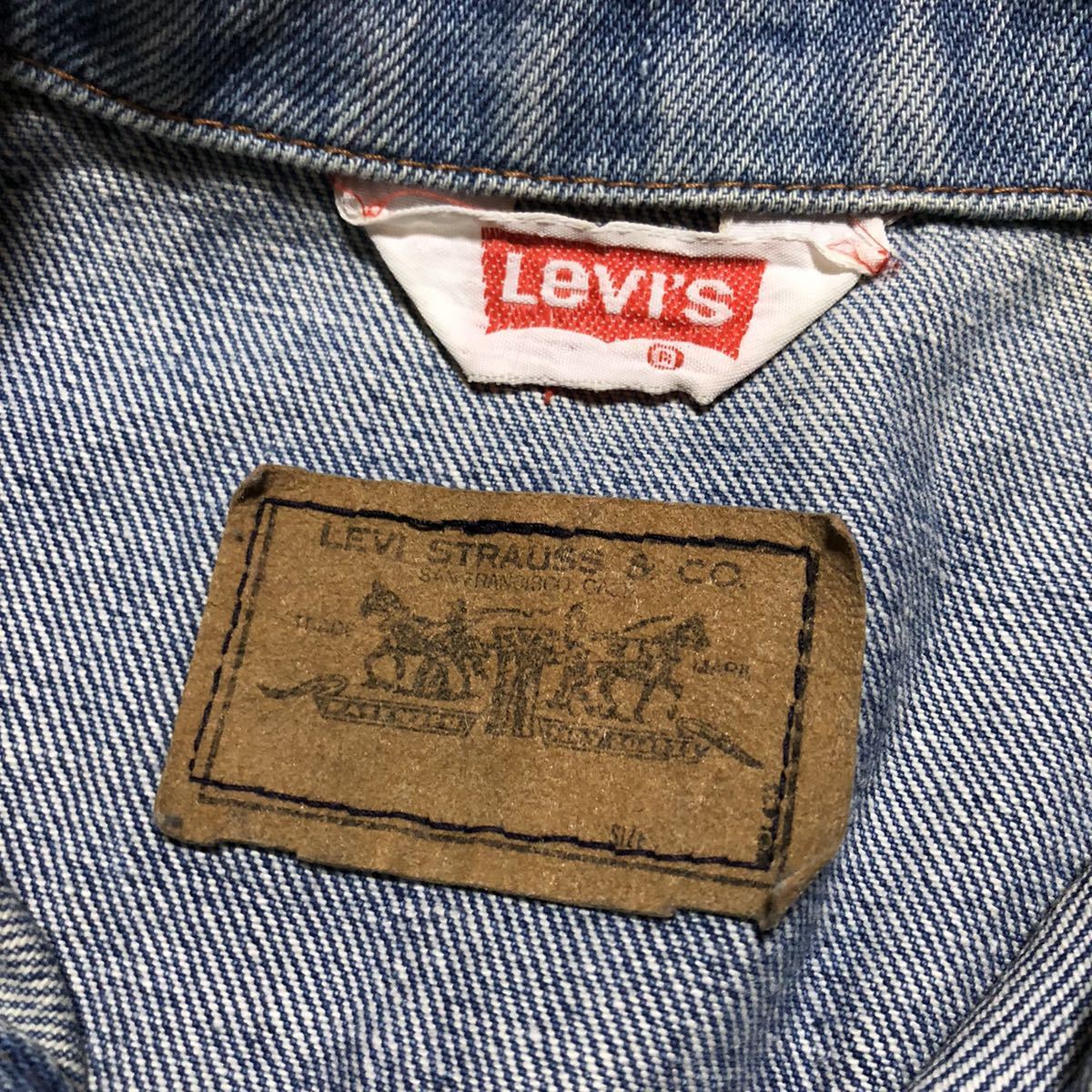 ★ Levi's リーバイス 80's フランス製 デニムベスト 希少!!_画像4