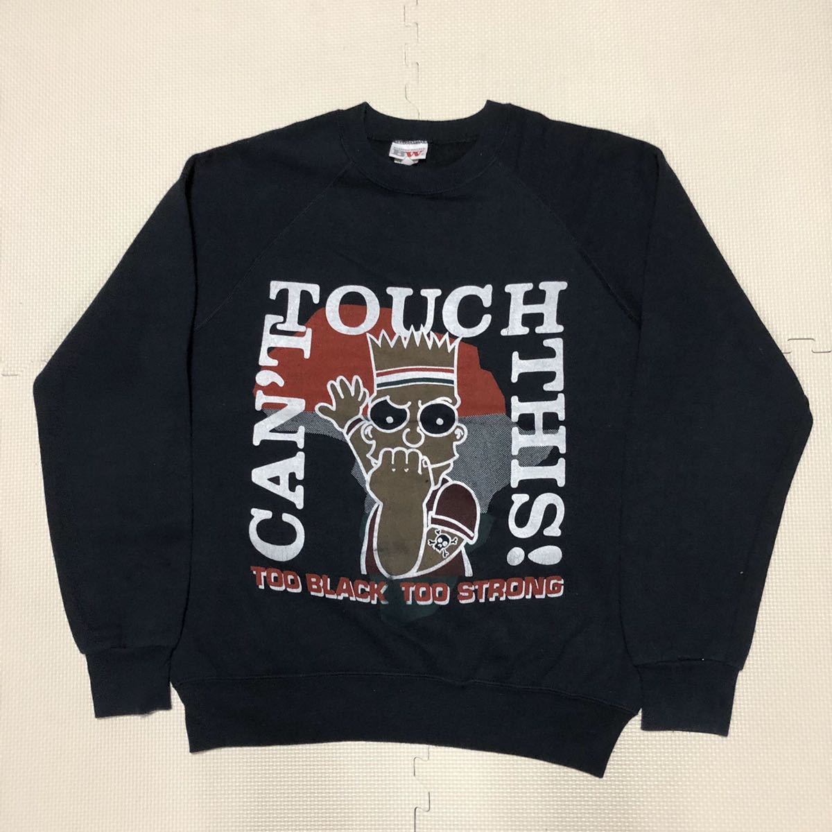 熱い販売 シンプソンズ STRONG TOO BLACK TOO BW VINTAGE!! USA製 80's