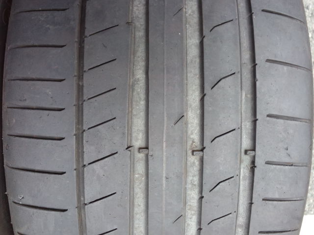 中古ラジアル 255/35R19 96Y XL CONTINENTAL SPORT CONTACT 5Pコンチネンタルスポーツ2本S208 WRX STI S4 W205 AUDI S5 BMW F33 LEXUS GS-F_画像2