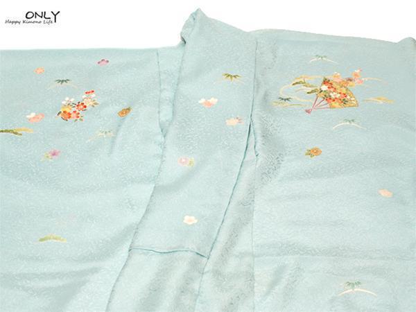 □ONLY□ki-004 正絹 高級 訪問着 未仕立品 フリーサイズ 裄長