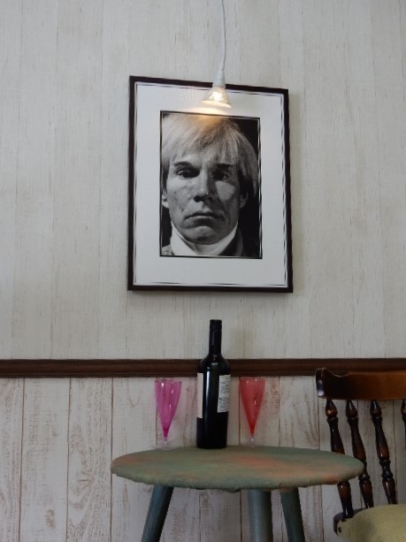 アンディ・ウォーホル/アートピクチャー額装品/Andy Warhol/1983/ポートレイト1/ポップアート/インテリア/壁飾り 