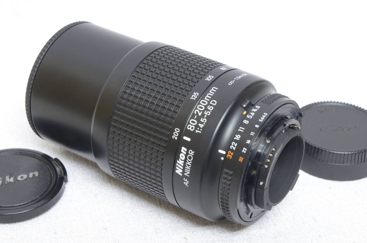 ニコン AF80-200 F4.5-5.6D 整備済み美品　　軽量小型 望遠ズームレンズ_画像3