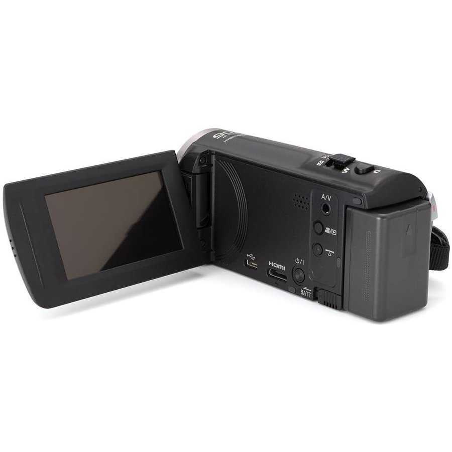 パナソニック Panasonic HC-V360MS-K ブラック HDビデオカメラ 90倍ズーム 16GB内蔵メモリー 中古_画像3