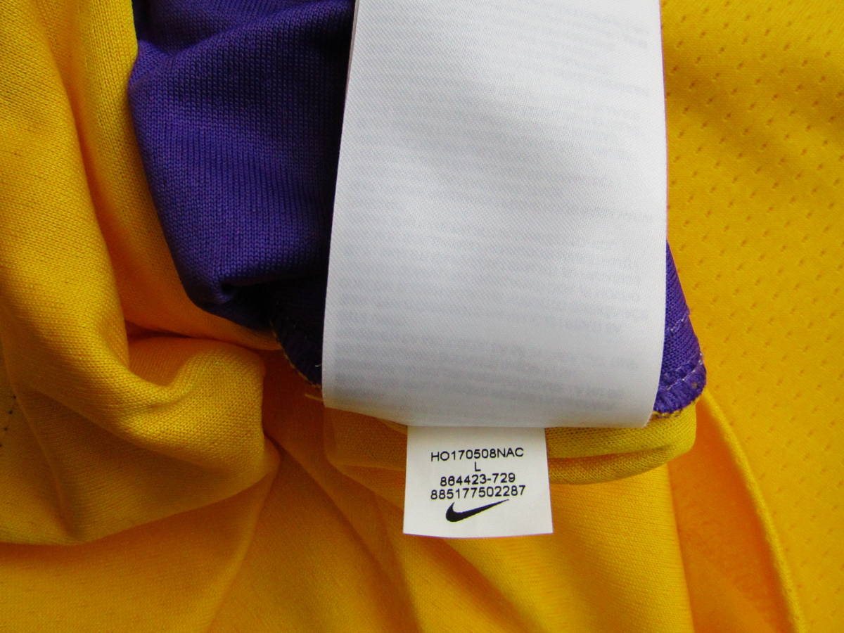 美品 スウィングマン NBA LAKERS ブランドン・イングラム #14 ロサンゼルス・レイカーズ NIKE SWINGMAN ナイキ製 ユニフォーム ジャージ