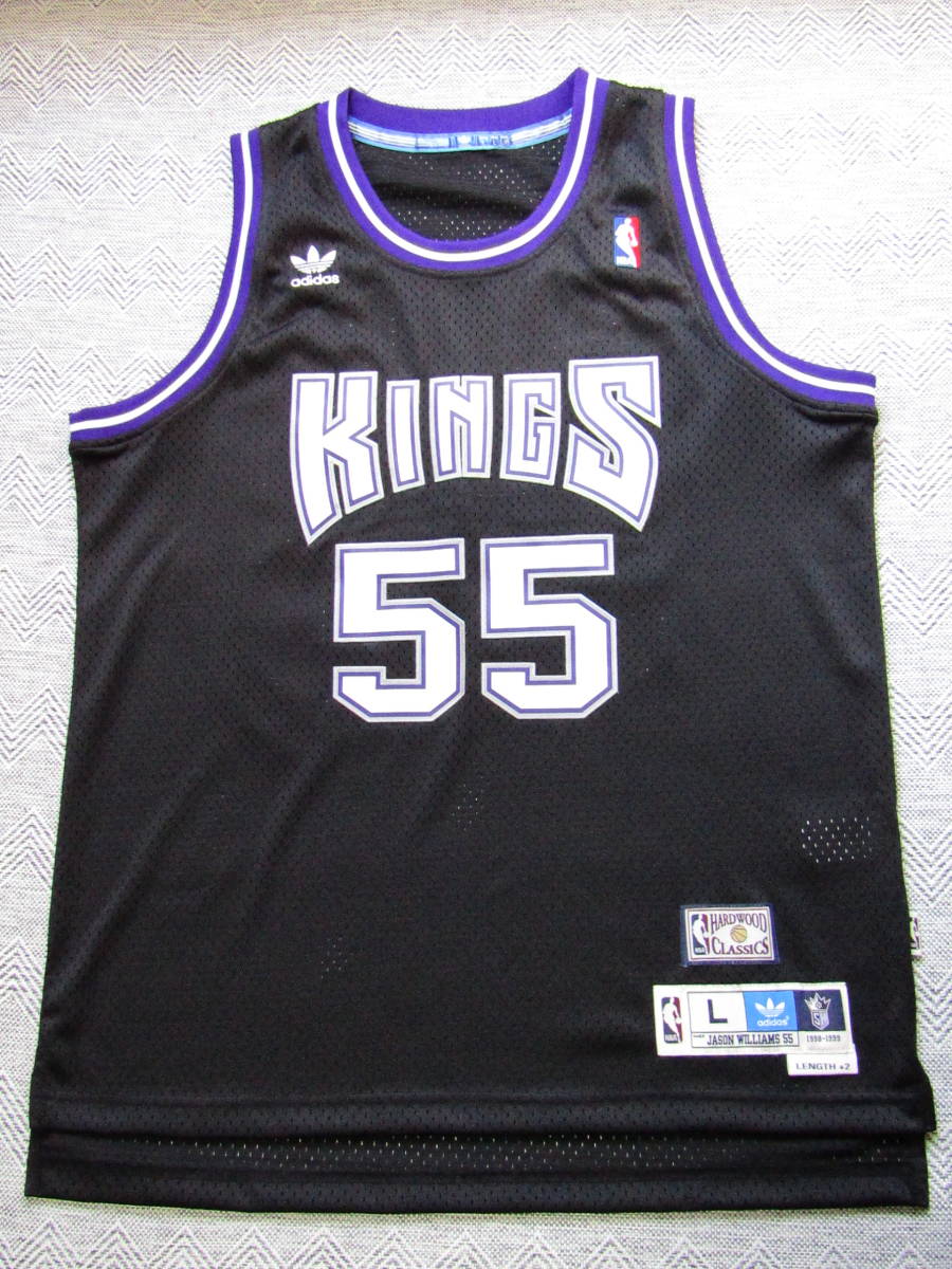 美品 NBA WILLIAMS #55 KINGS ジェイソン・ウィリアムス adidas製