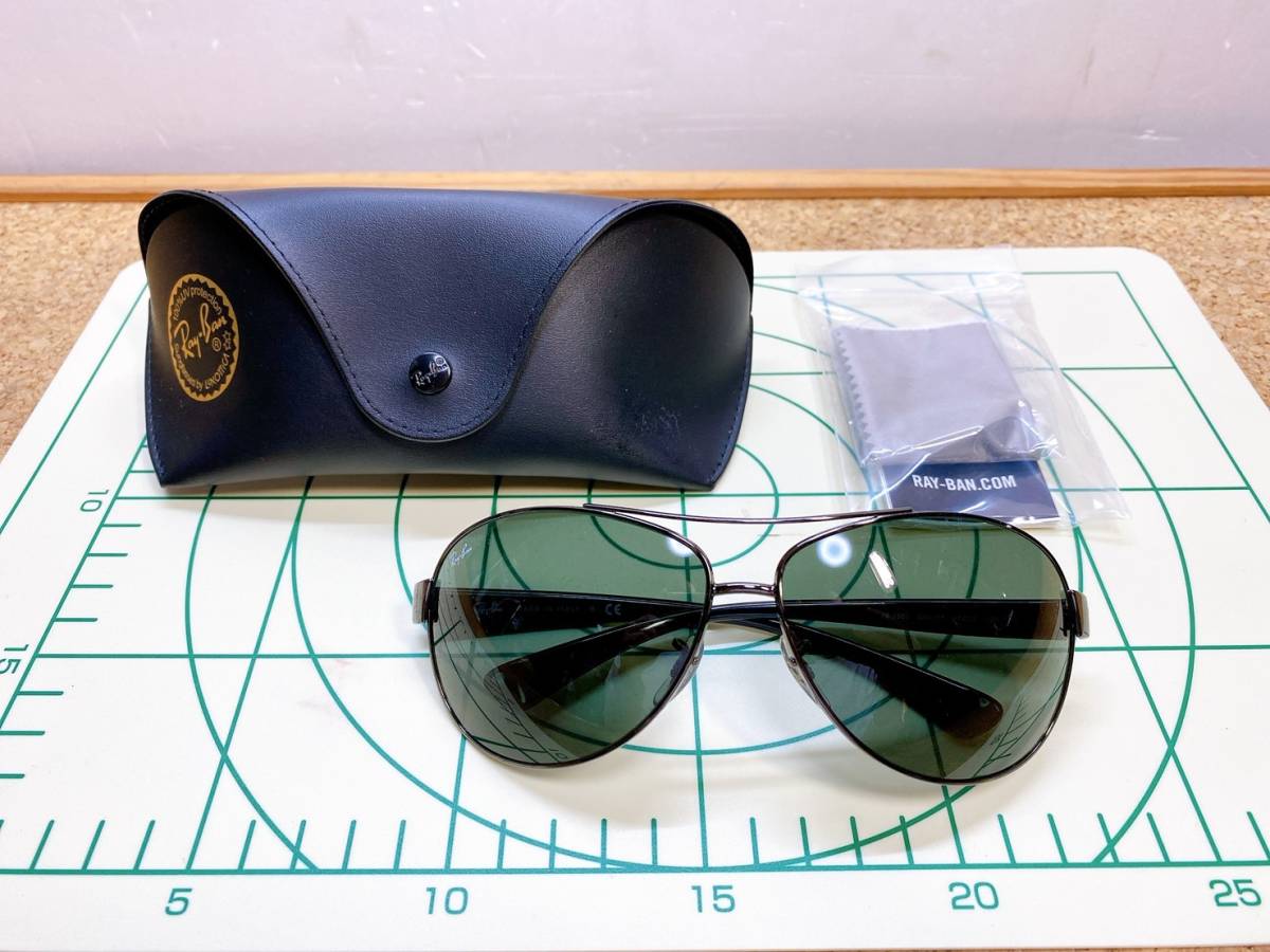 貴重　Ray Ban　レイバン　サングラス　100％UV　RB3386　004/71　67サイズ　ケース付き　メガネ拭き付き　現状品_画像1