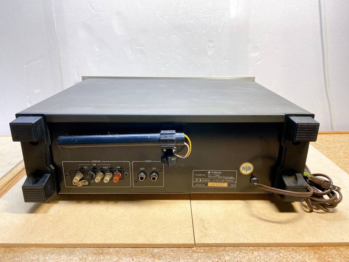  valuable TRIO Trio KA-7100 AM FM Stereo Tuner stereo tuner tuner serial 461957 present condition goods 