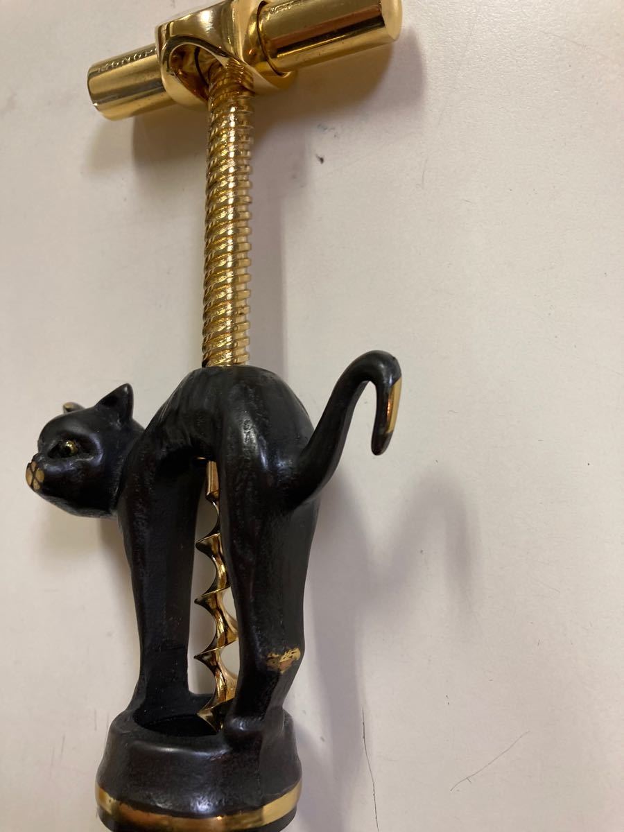 baiya モノポール MONOPOLE 黒猫 ヴィンテージ ワインオープナー baiya モノポール MONOPOLE 黒猫 ヴィンテージ ワインオープナー