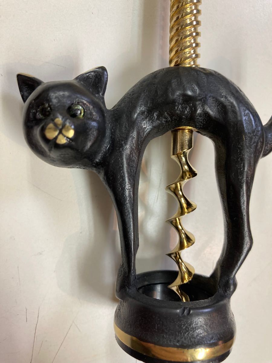 baiya モノポール MONOPOLE 黒猫 ヴィンテージ ワインオープナー baiya モノポール MONOPOLE 黒猫 ヴィンテージ ワインオープナー