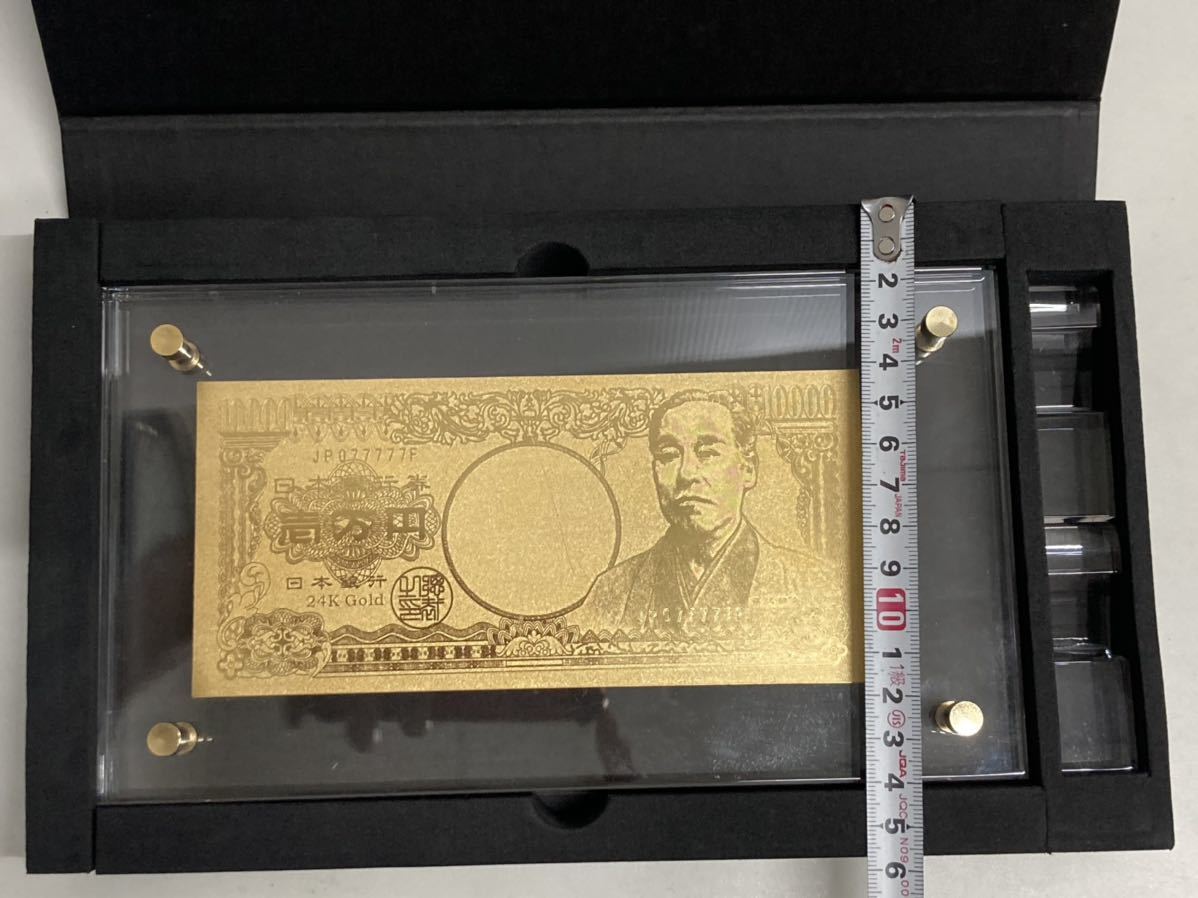 k24 Gold leaf Japan-2sided Banknote secondhand goods 