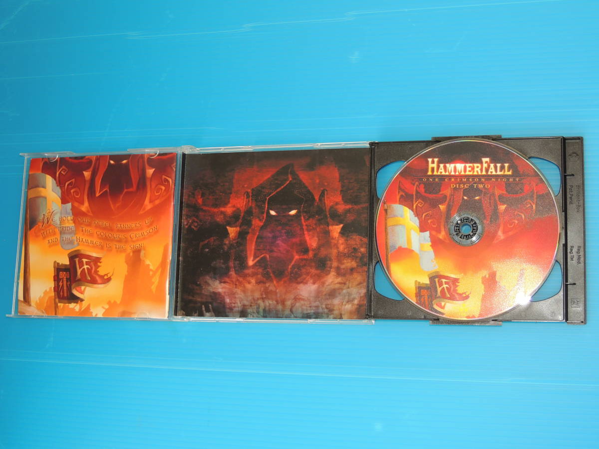 Used CD 輸入盤 ハンマーフォール HammerFall『ワン・クリムゾン・ナイト』 - One Crimson Night(2004年)2枚組全22曲アメリカ盤