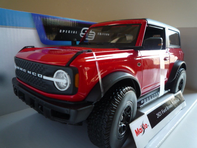 マイスト1/18◆2021 フォード ブロンコ ワイルドトラック 　◆2021 Ford Bronco Wildtrak_画像1