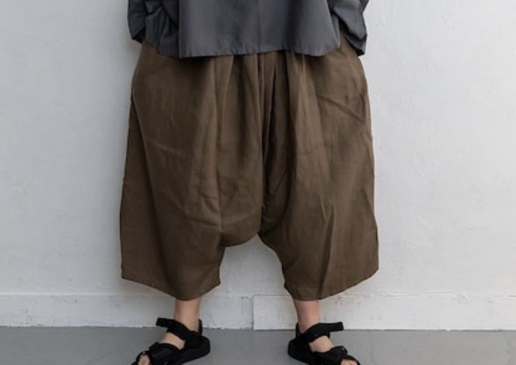 正規品! ワイドパンツ サルエルパンツ リネンコットン 男女兼用 オーダーメイド 日本製 カーキ ほかにないパンツ サルエルパンツ 正規品! ワイドパンツ サルエルパンツ リネンコットン 男女兼用 オーダーメイド 日本製 カーキ ほかにないパンツ サルエルパンツ