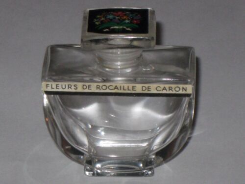 ヴィンテージ Caron Fleurs de Rocaille 香水 ボトル サインなし バカラ 2 1/4" Ht Baccarat
