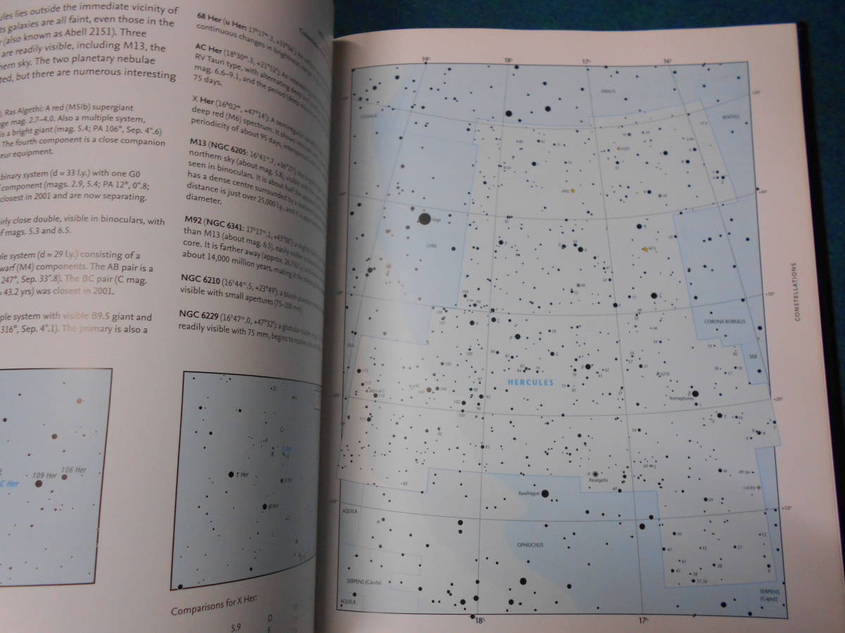 アンティーク、天文暦学書、星図、天体観測2005年『コリンズ星図』星座早見盤、宇宙、Astronomy, Star map, Planisphere, Star chart_画像8