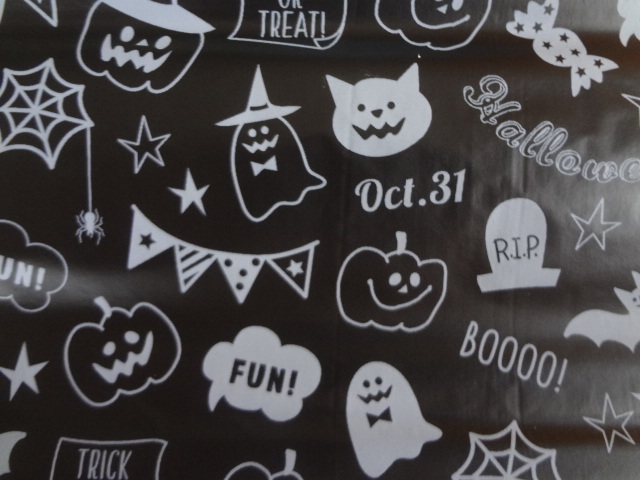  new goods. lovely Halloween pattern. wrapping sack,30 pieces set, black, nylon sack, vinyl sack, present 