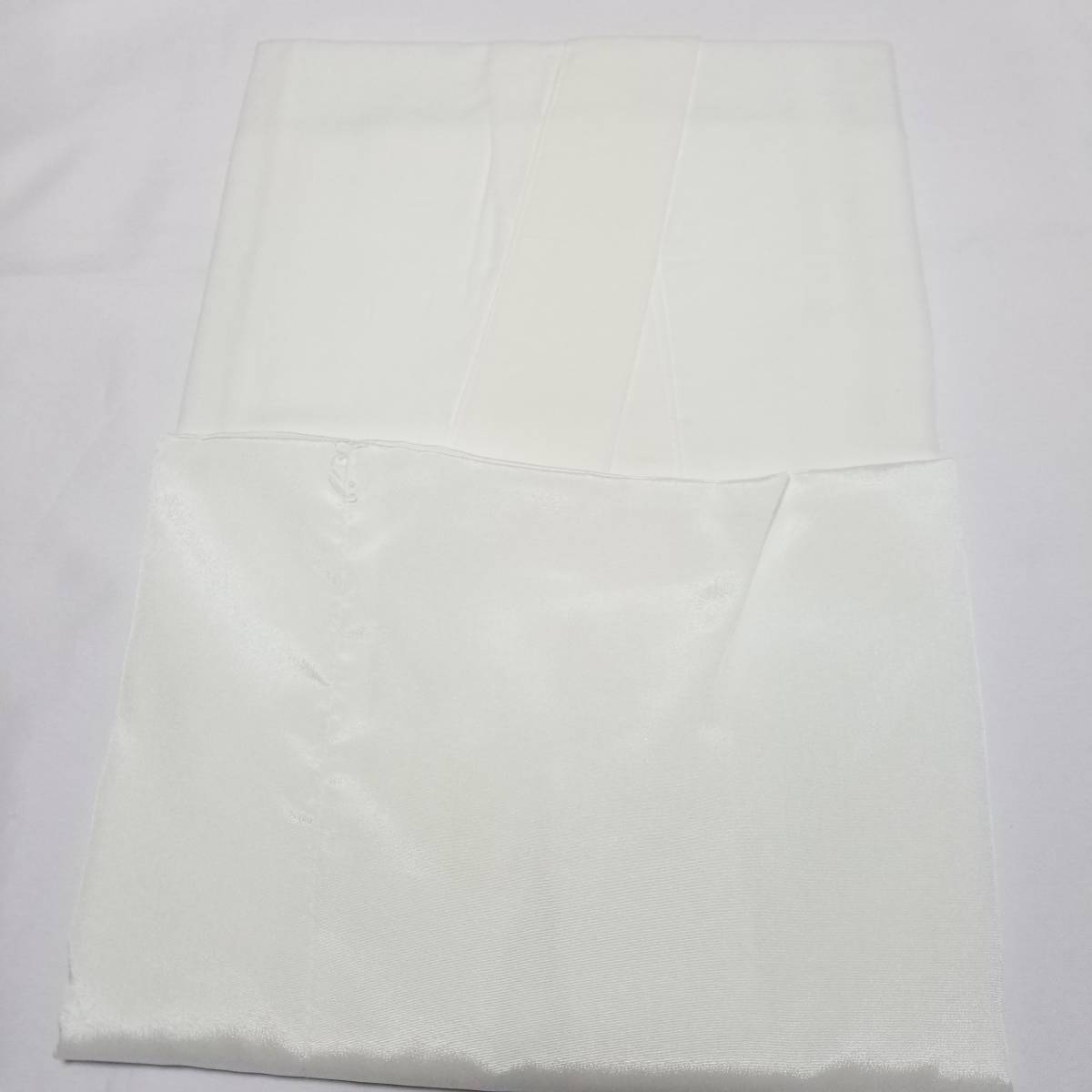 【桐徳】紳士物*L寸*新品｛半襦袢｝*丈83-裄68*身頃..白地.綿100％*袖..白地.化繊地*掛け衿..白地.化繊地*№5290_画像6