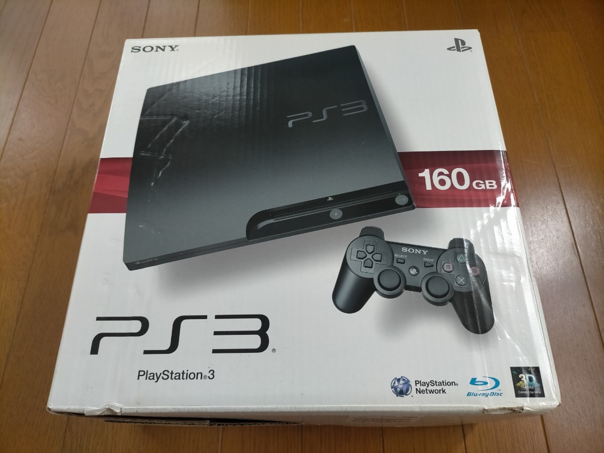 PS3 CECH-3000A ブラック 160GB 本体｜PayPayフリマ