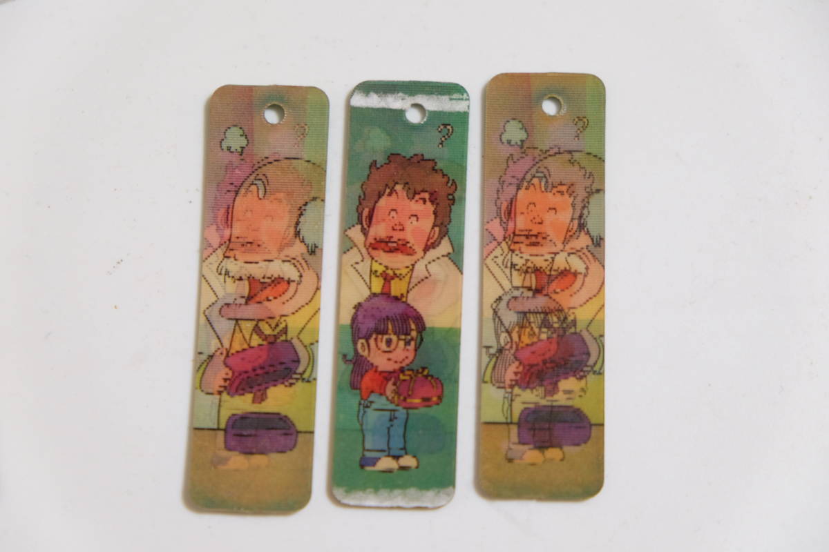  Showa Retro Glyco extra toy Arale-chan comics plate count machine that time thing 11 piece set rare rare 