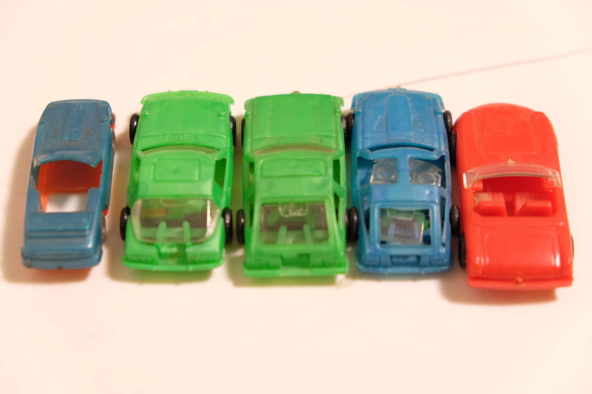  Showa Retro Glyco extra toy car supercar that time thing 5 piece set rare rare 