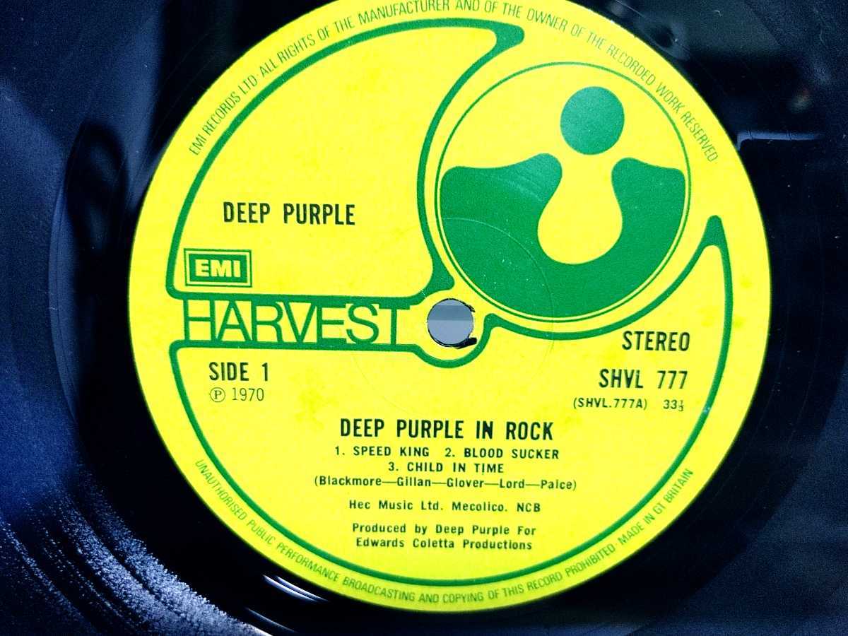 Deep Purple Deep Purple In Rock [ UK ORIG '70 Harvest SHVL 777　英国盤_画像3