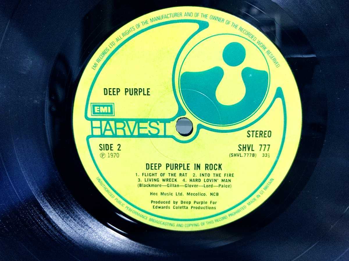 Deep Purple Deep Purple In Rock [ UK ORIG '70 Harvest SHVL 777　英国盤_画像4