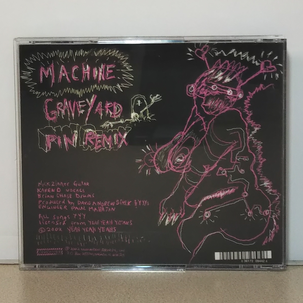Yeah Yeah Yeahs(ヤー・ヤー・ヤーズ)「Machine」マキシシングルCD／輸入US盤★Graveyard・Pin (Remix)他収録★定形外郵便／匿名配送可_画像3