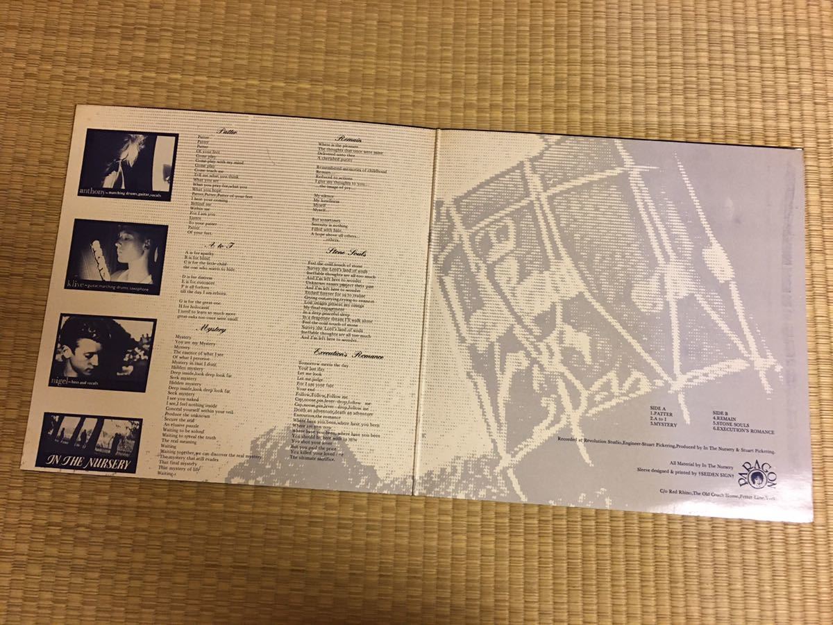 レコード【限定盤】In The Nursery / When Cherished Dreams Come True インダストリアル ゴシック LIMITED EDITION Red Rhino 1983年_画像2