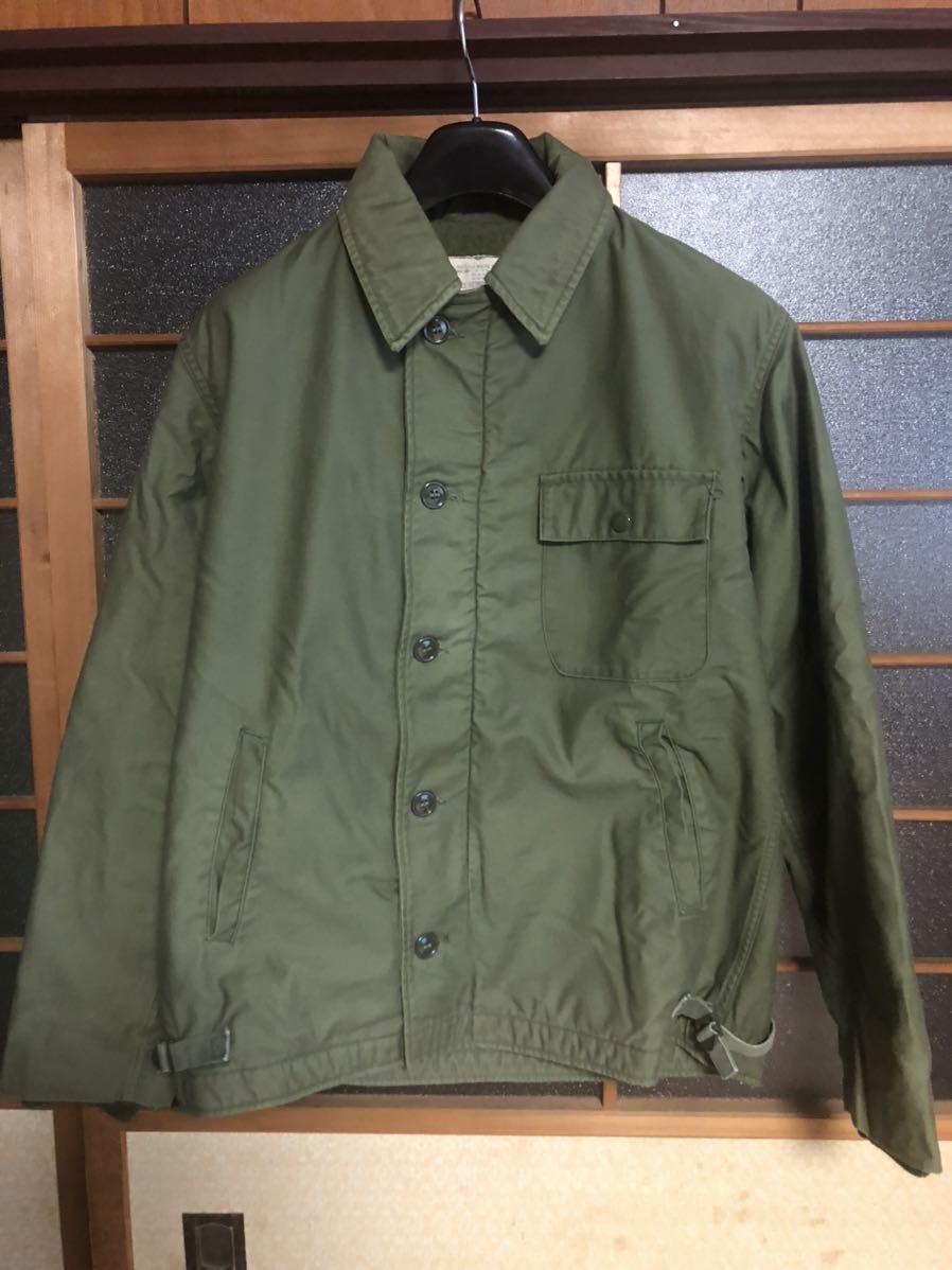 ヤフオク! - A-2 デッキジャケット US NAVY ヴィンテージ 米...